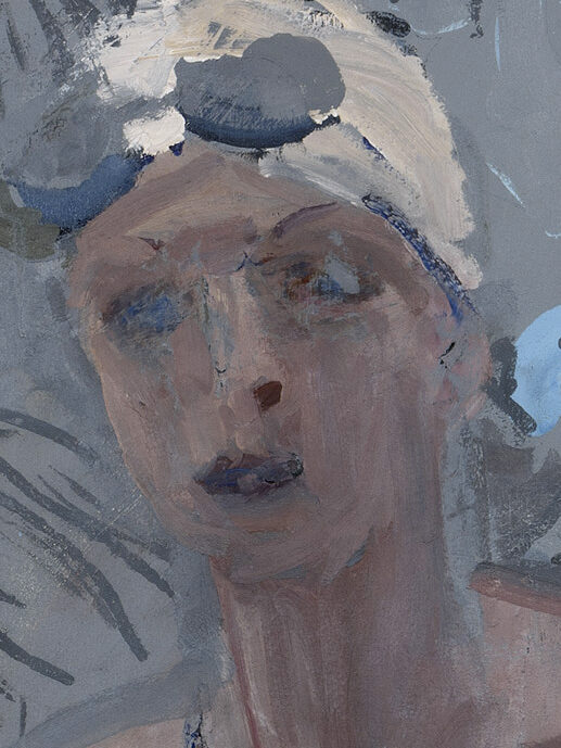 detailed closeup of "Swimmer" (2017)