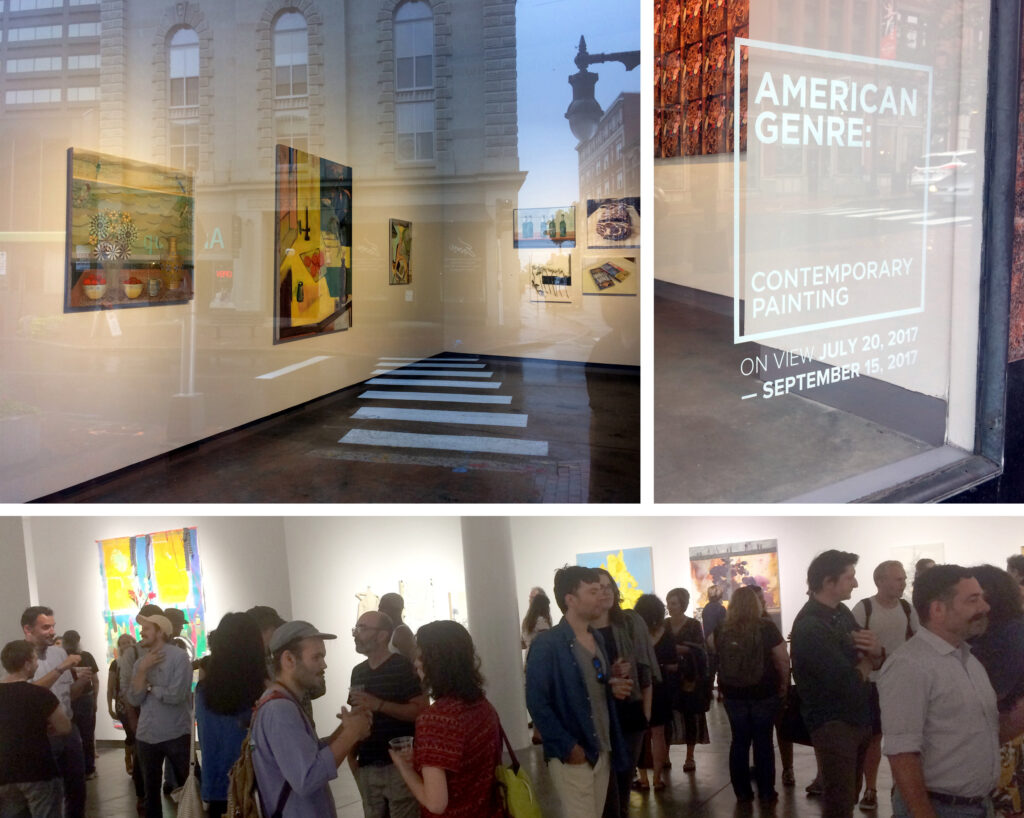 a medley of candid images from the American Genre opening at the Institute of Contemporary Art (ICA) in Portland, Maine